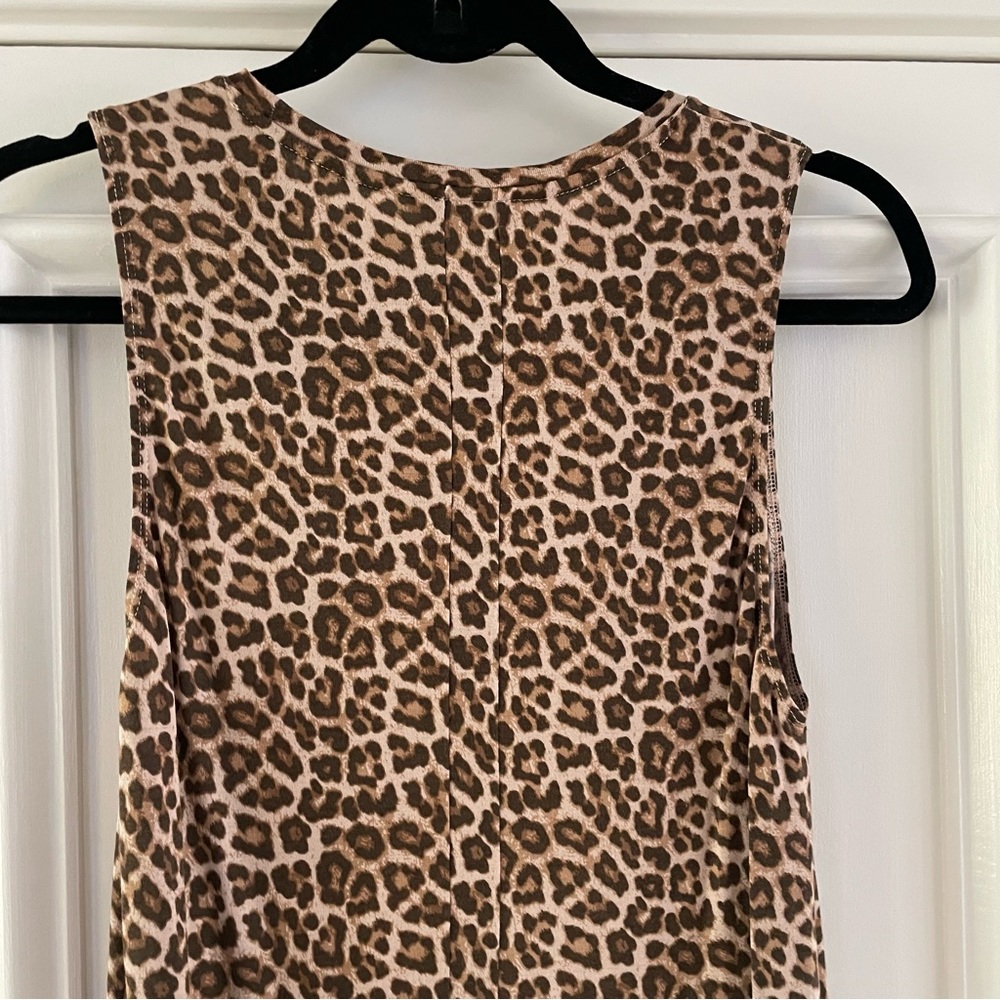 H&M women’s basics leopard tank dress - Picture 9 of 11